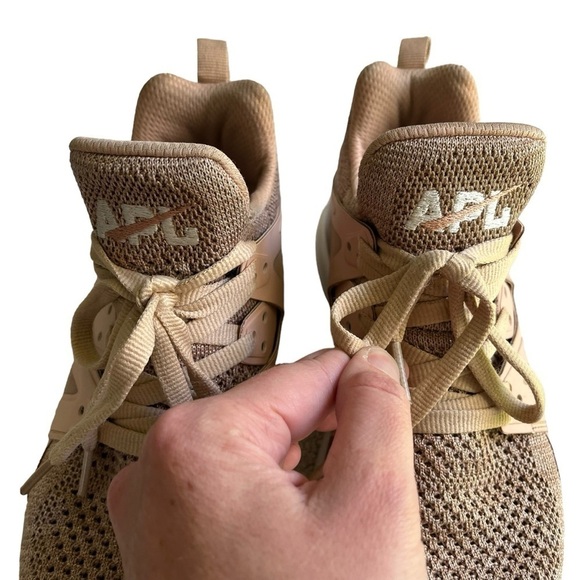 APL Ascend Techloom Metallic Mesh and Rubber Sneakers in Blush - Picture 5 of 13